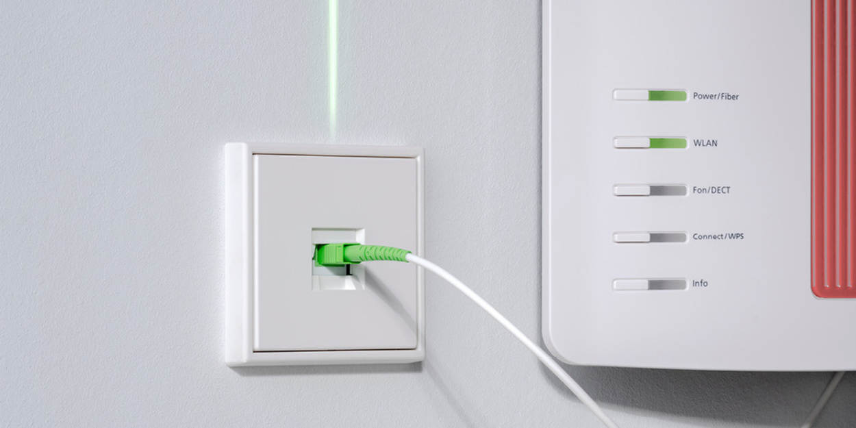 Die neuen Glasfaser-Anschlussdosen bei Elektro Köll GmbH in Hausham