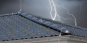 Äußerer Blitzschutz bei Elektro Köll GmbH in Hausham